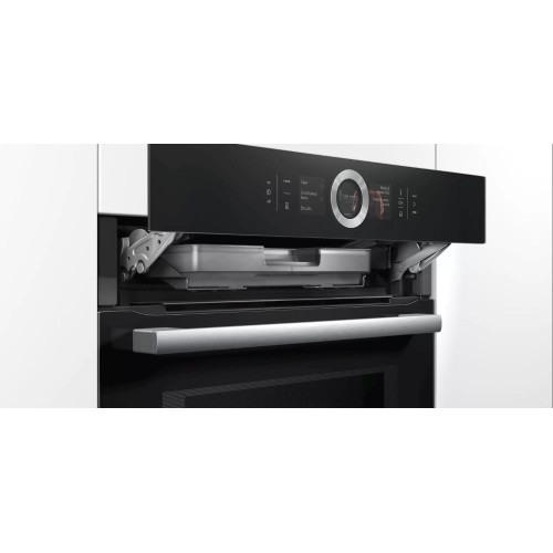 Духовой шкаф с микроволнами и паром Bosch HNG6764B6