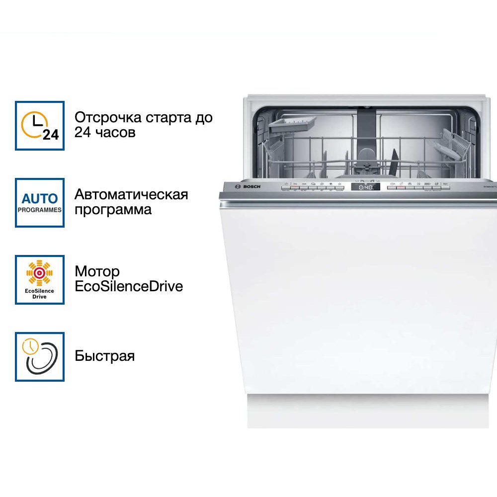 Встраиваемая посудомоечная машина Bosch SBH4EAX14E
