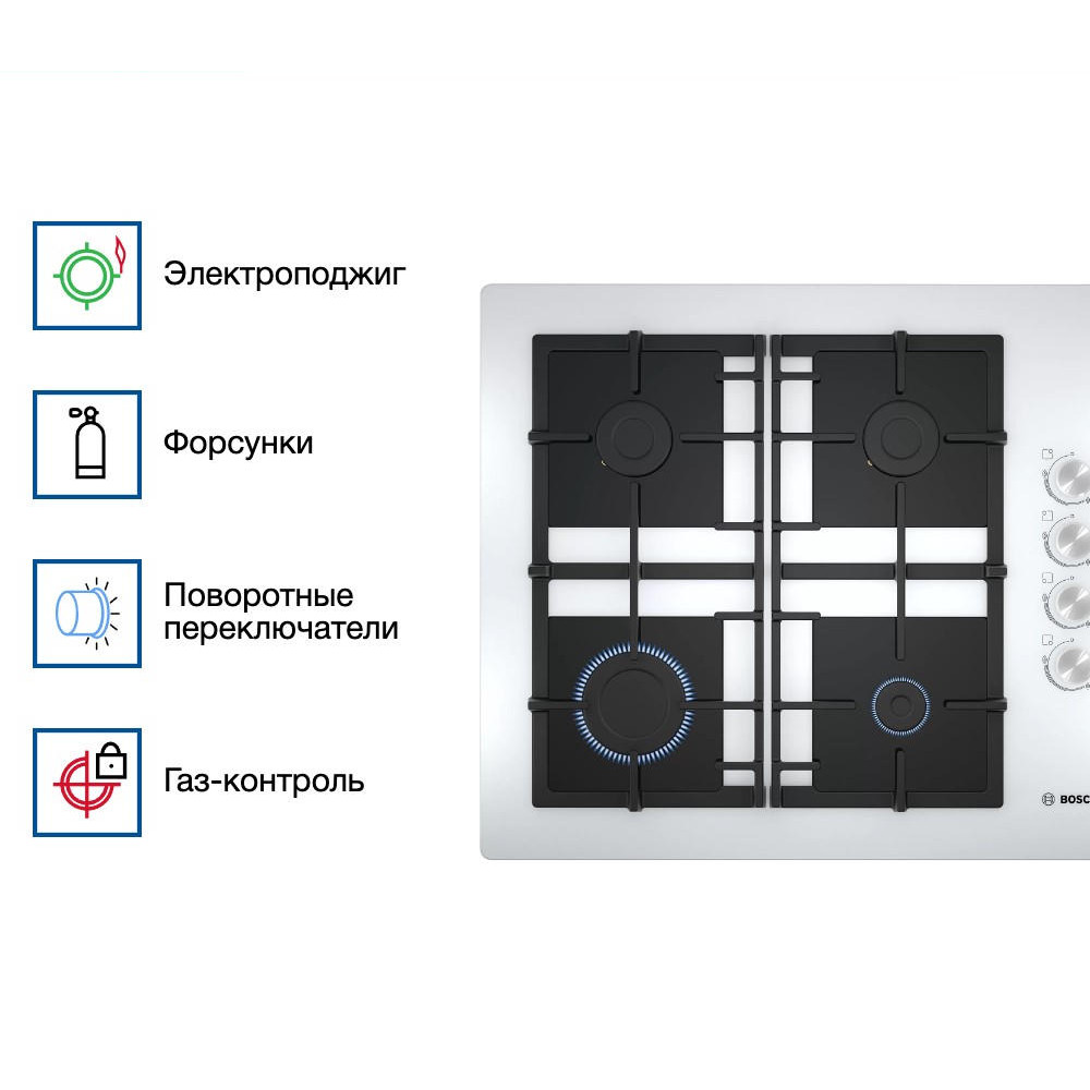 Газовая варочная панель Bosch POP6C2O92R