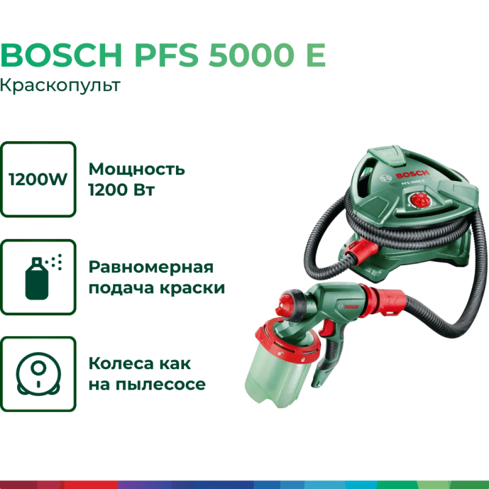 Bosch PFS 5000 E сетевой краскопульт 0603207200