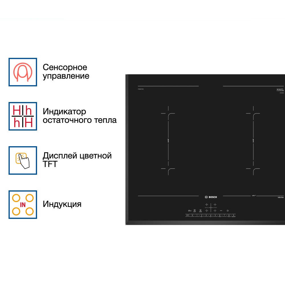 Индукционная варочная панель Bosch PVQ651FC5E