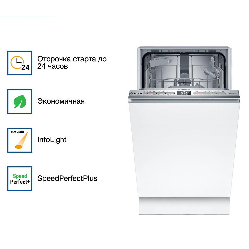 Встраиваемая посудомоечная машина Bosch SPV4HKX10E