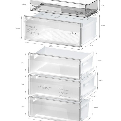 Двухкамерный холодильник Bosch KGN492IDF