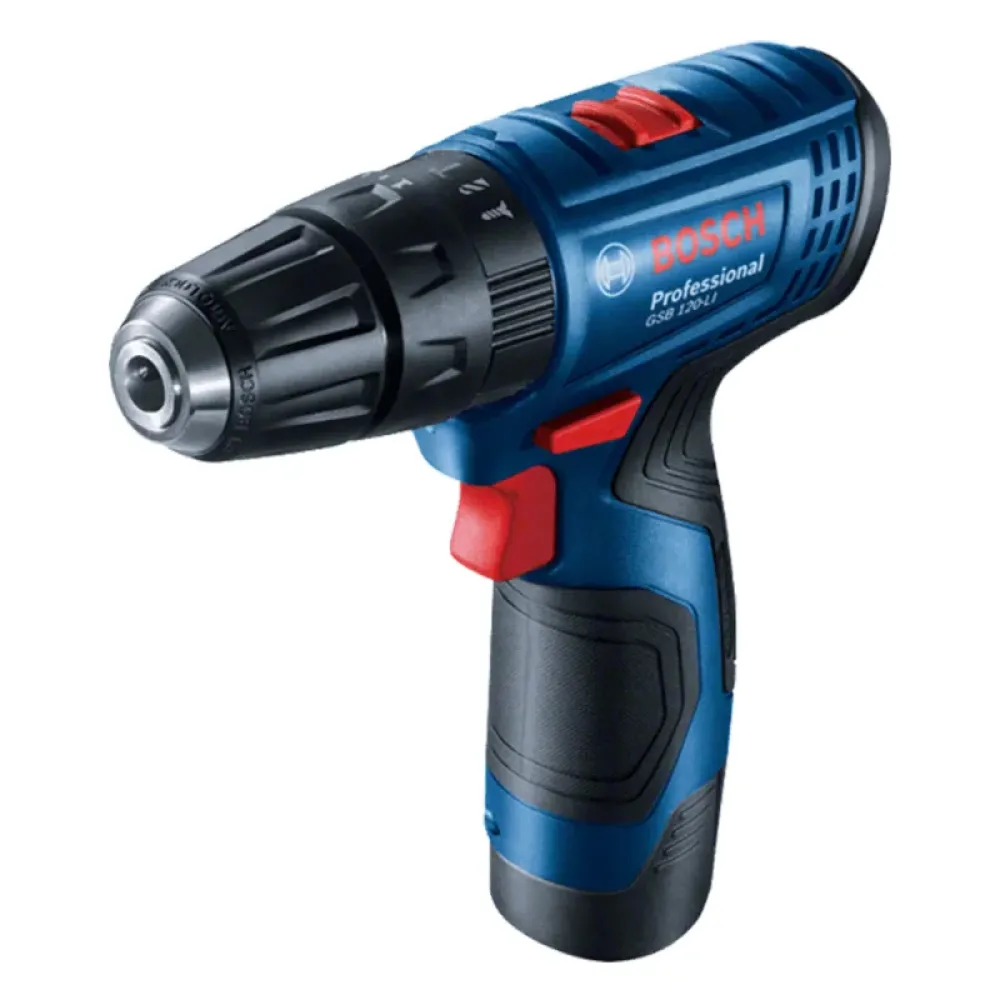 Bosch GSB 120-LI Professional аккумуляторная дрель-шуруповерт (2 x 2 Ач, ЗУ), 06019G8100