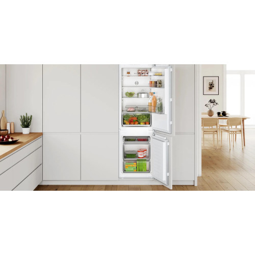 Встраиваемый двухкамерный холодильник Bosch KIV 86 NFF0