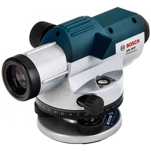 Bosch GOL 26 D Professional нивелир оптический со штативом BT 160 и рейкой GR 500, 0601068002