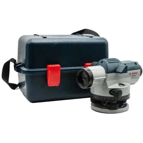 Bosch GOL 20 D Professional оптический нивелир + бленда, кейс, ключ, отвес и регулировочный штифт 0601068400